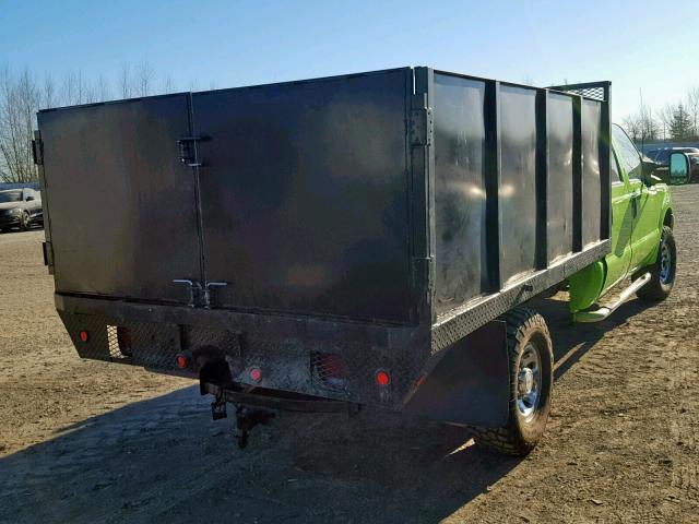 1FTSW31F4XED39000 - 1999 FORD F350 SRW S GREEN photo 4