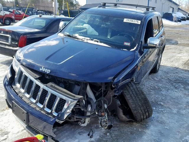 1C4RJFCT9CC214484 - 2012 JEEP GRAND CHER BLUE photo 2