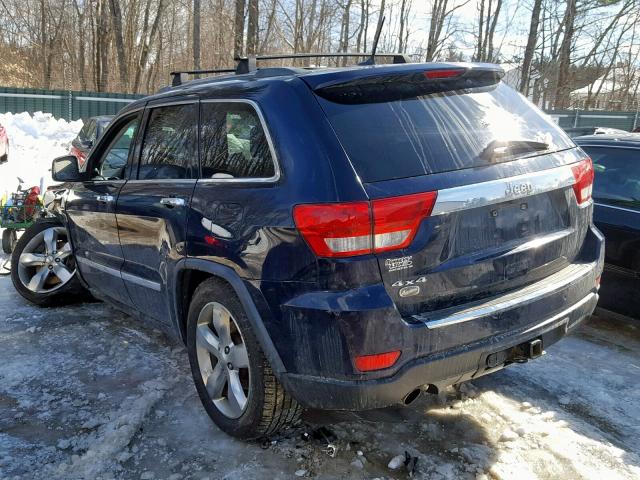 1C4RJFCT9CC214484 - 2012 JEEP GRAND CHER BLUE photo 3