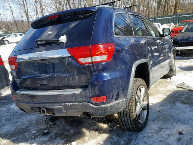 1C4RJFCT9CC214484 - 2012 JEEP GRAND CHER BLUE photo 4