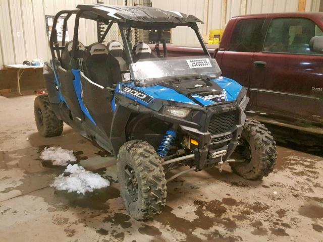 4XAVCE878FB318738 - 2015 POLARIS RZR 4 900 BLUE photo 1