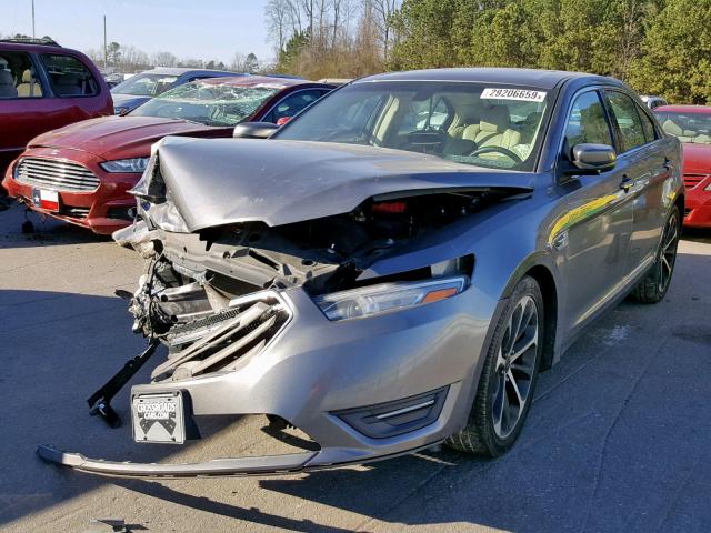 1FAHP2E87EG132850 - 2014 FORD TAURUS SEL GRAY photo 2