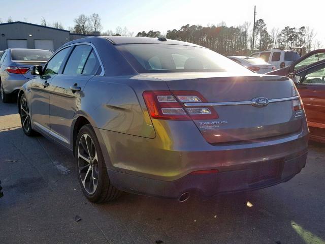 1FAHP2E87EG132850 - 2014 FORD TAURUS SEL GRAY photo 3