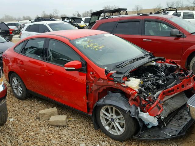 1FADP3F22HL246510 - 2017 FORD FOCUS SE RED photo 1
