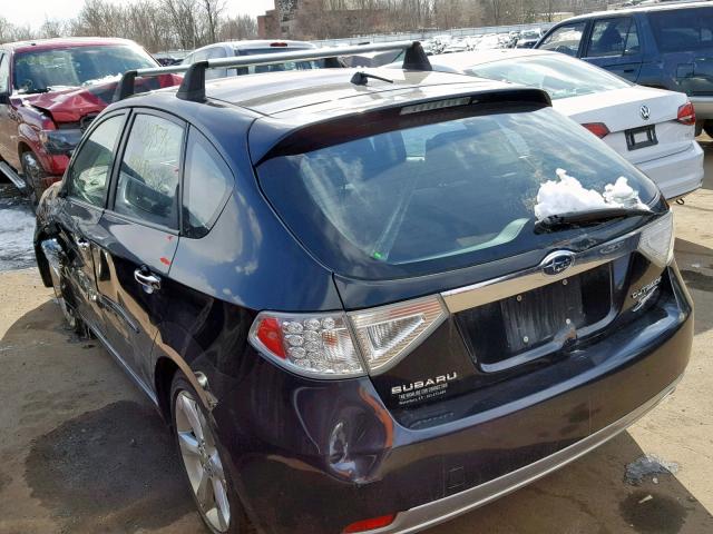 JF1GH63669H820792 - 2009 SUBARU IMPREZA OU BLACK photo 3