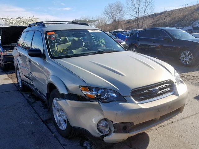 4S4BP61C557322157 - 2005 SUBARU LEGACY OUT GOLD photo 1