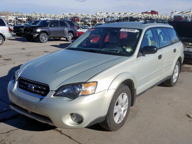 4S4BP61C557322157 - 2005 SUBARU LEGACY OUT GOLD photo 2