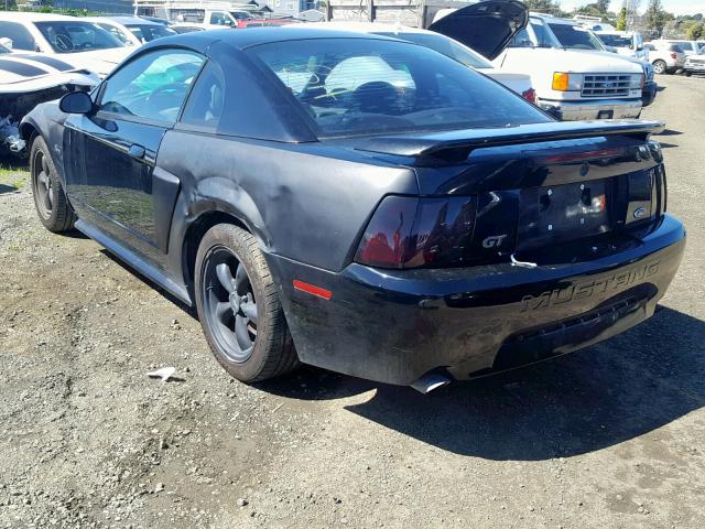 1FAFP42X33F374052 - 2003 FORD MUSTANG GT BLACK photo 3