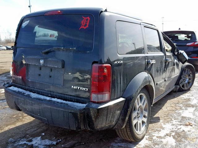 1D4PU4GX9BW549597 - 2011 DODGE NITRO HEAT BLACK photo 4