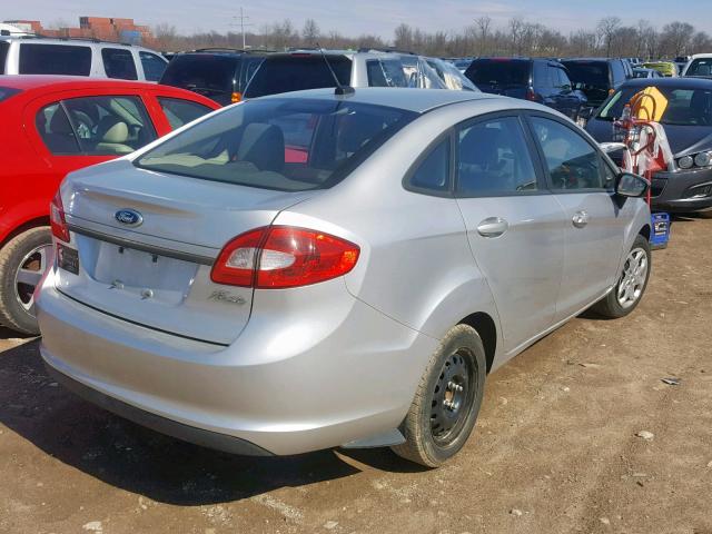 3FADP4AJ9CM150403 - 2012 FORD FIESTA S SILVER photo 4