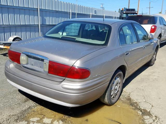 1G4HR54K81U110110 - 2001 BUICK LESABRE LI BEIGE photo 4