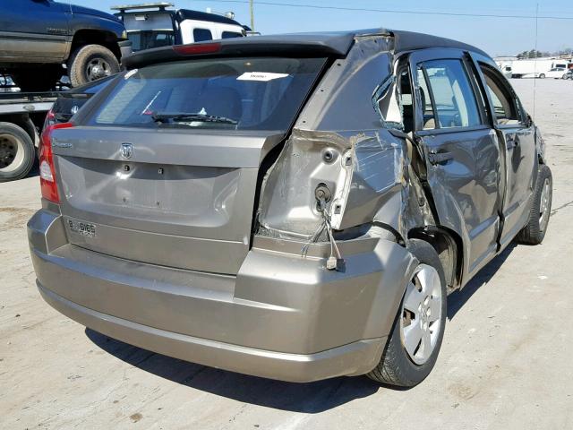 1B3HB28C17D157788 - 2007 DODGE CALIBER GOLD photo 4