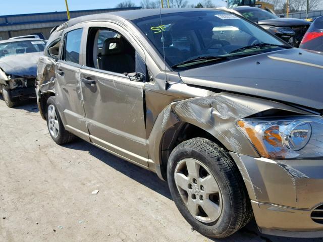 1B3HB28C17D157788 - 2007 DODGE CALIBER GOLD photo 9