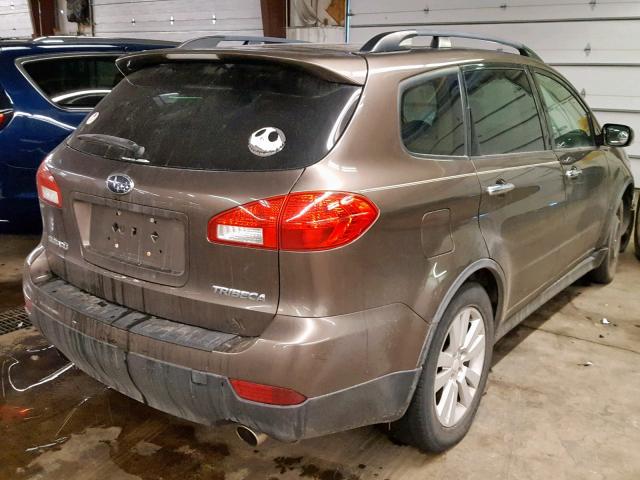 4S4WX92D384406946 - 2008 SUBARU TRIBECA LI BROWN photo 4