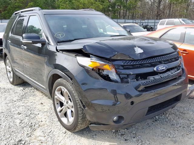 1FM5K7F85FGA20603 - 2015 FORD EXPLORER L BLACK photo 1