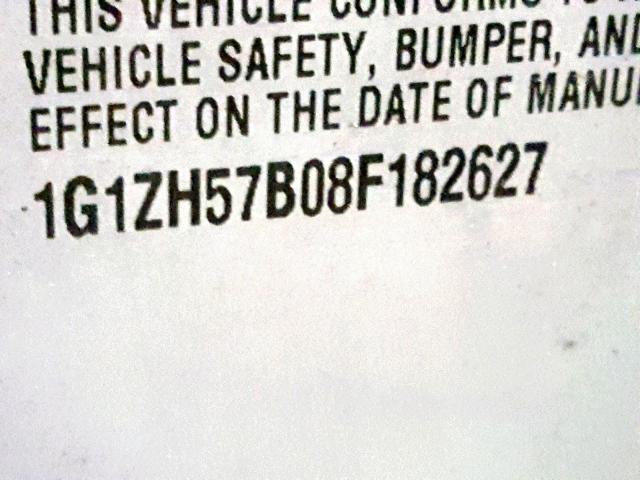 1G1ZH57B08F182627 - 2008 CHEVROLET MALIBU 1LT SILVER photo 10