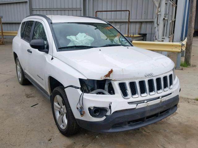 1C4NJCBB5ED624637 - 2014 JEEP COMPASS SP Ақ фото 1