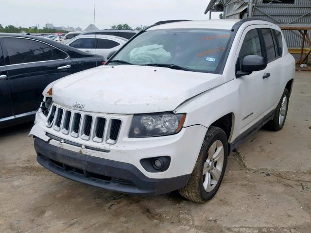 1C4NJCBB5ED624637 - 2014 JEEP COMPASS SP Ақ фото 2