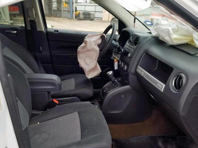 1C4NJCBB5ED624637 - 2014 JEEP COMPASS SP Ақ фото 5