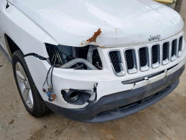1C4NJCBB5ED624637 - 2014 JEEP COMPASS SP Ақ фото 9