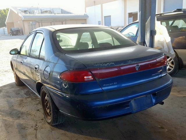 1MEFM13P8XW621666 - 1999 MERCURY TRACER LS BLUE photo 3