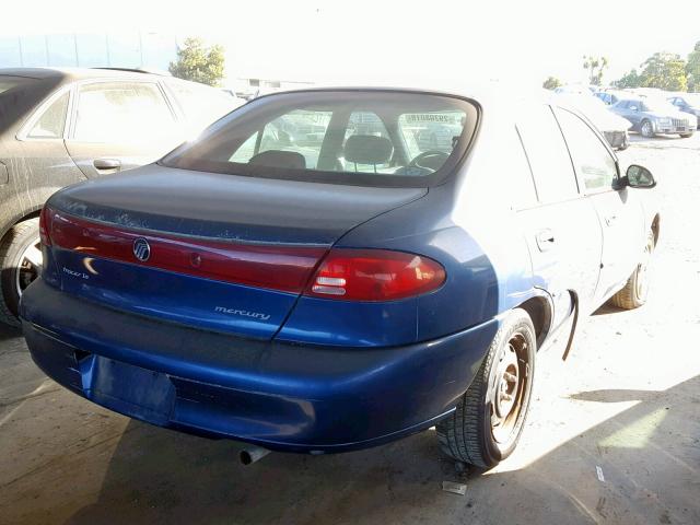 1MEFM13P8XW621666 - 1999 MERCURY TRACER LS BLUE photo 4