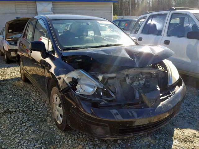 3N1CC11E59L459824 - 2009 NISSAN VERSA S BLACK photo 1