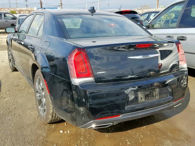 2C3CCAGG3JH250296 - 2018 CHRYSLER 300 S BLACK photo 3