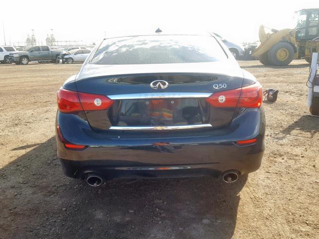 JN1BV7AP6FM341163 - 2015 INFINITI Q50 BASE BLACK photo 9