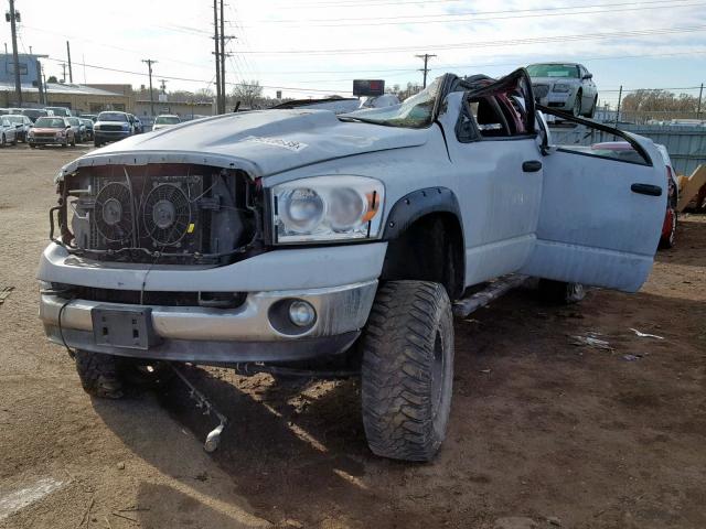 3D7KS29C87G747353 - 2007 DODGE RAM 2500 WHITE photo 2