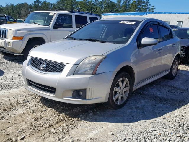 3N1AB6AP8CL676977 - 2012 NISSAN SENTRA 2.0 SILVER photo 2