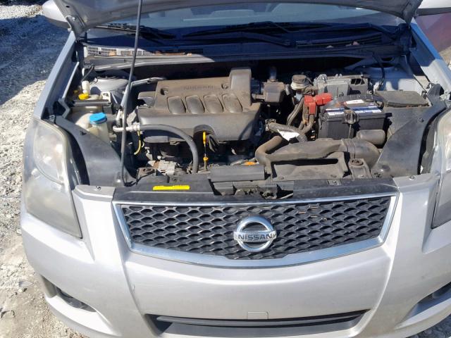 3N1AB6AP8CL676977 - 2012 NISSAN SENTRA 2.0 SILVER photo 7