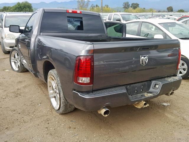 3C6JR6CT7EG157067 - 2014 RAM 1500 SPORT CHARCOAL photo 3