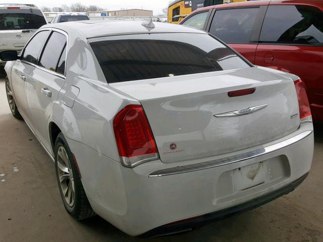 2C3CCAAG1FH930472 - 2015 CHRYSLER 300 LIMITE WHITE photo 3