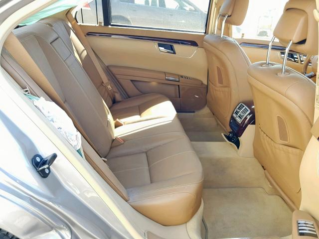 WDDNG71X28A221634 - 2008 MERCEDES-BENZ S 550 GOLD photo 6