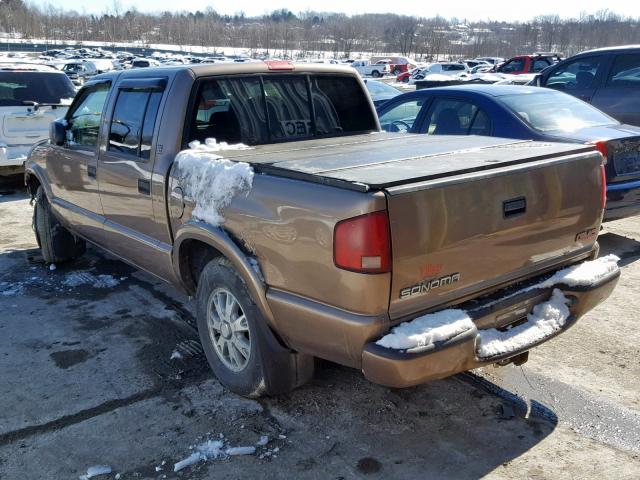 1GTDT13W32K218066 - 2002 GMC SONOMA BROWN photo 3