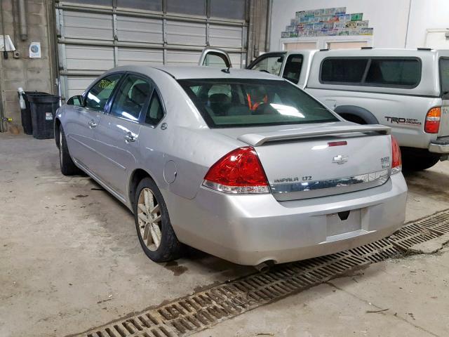 2G1WU583289174690 - 2008 CHEVROLET IMPALA LTZ SILVER photo 3