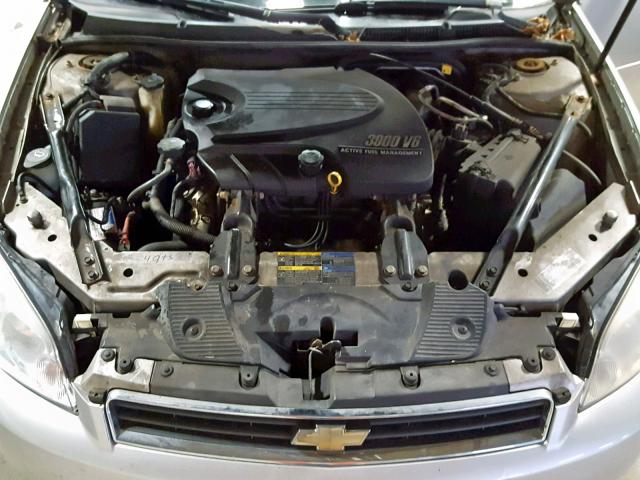 2G1WU583289174690 - 2008 CHEVROLET IMPALA LTZ SILVER photo 7