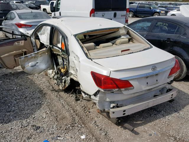 4T1BK3DB0BU407906 - 2011 TOYOTA AVALON BAS WHITE photo 3