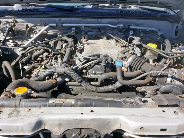 1N6ED29Y03C422123 - 2003 NISSAN FRONTIER C GRAY photo 7