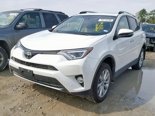 2T3YFREV3JW427843 - 2018 TOYOTA RAV4 LIMIT WHITE photo 2