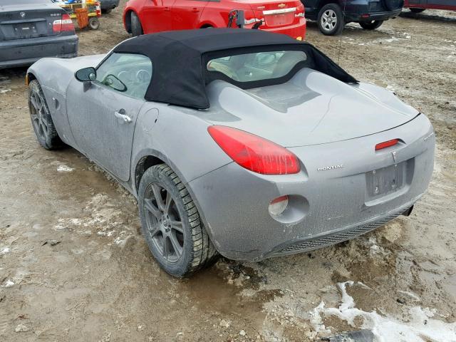 1G2MB35B36Y117867 - 2006 PONTIAC SOLSTICE GRAY photo 3