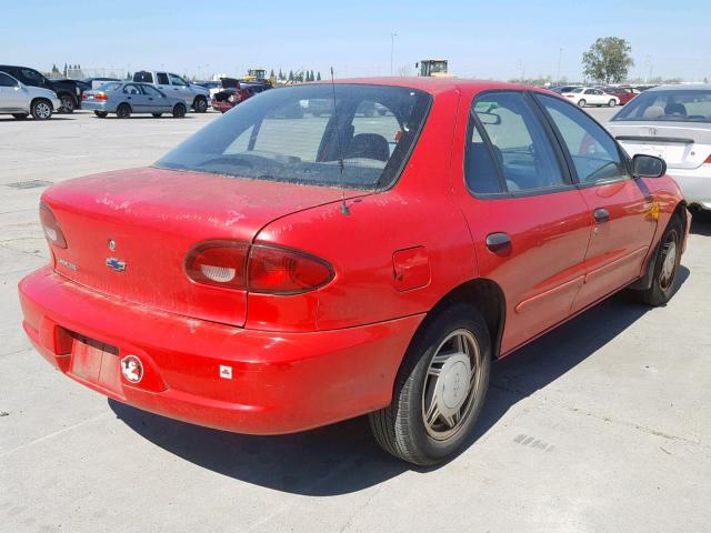 1G1JC524127123253 - 2002 CHEVROLET CAVALIER B RED photo 4