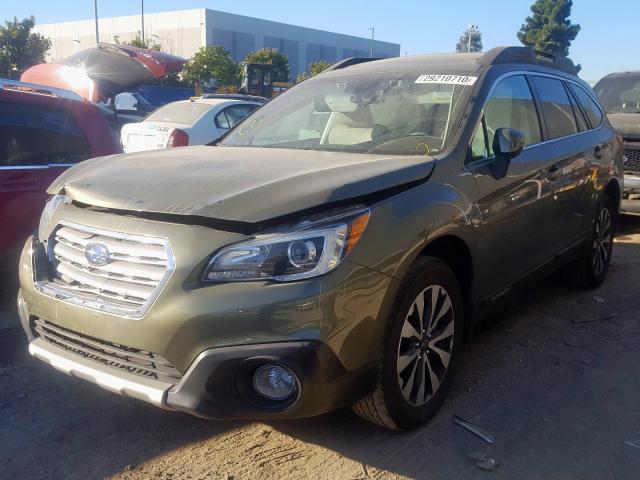 4S4BSENC6H3283061 - 2017 SUBARU OUTBACK 3.6R LIMITED  photo 2