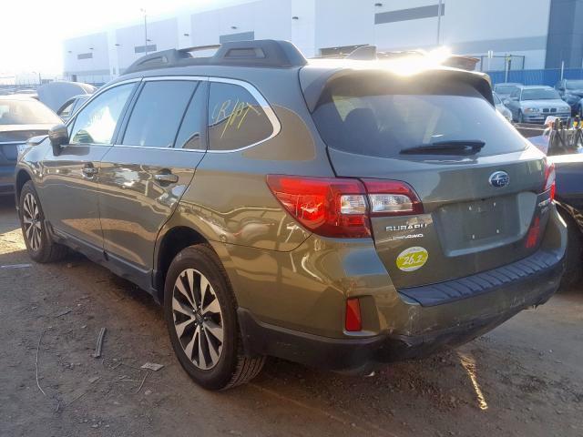 4S4BSENC6H3283061 - 2017 SUBARU OUTBACK 3.6R LIMITED  photo 3
