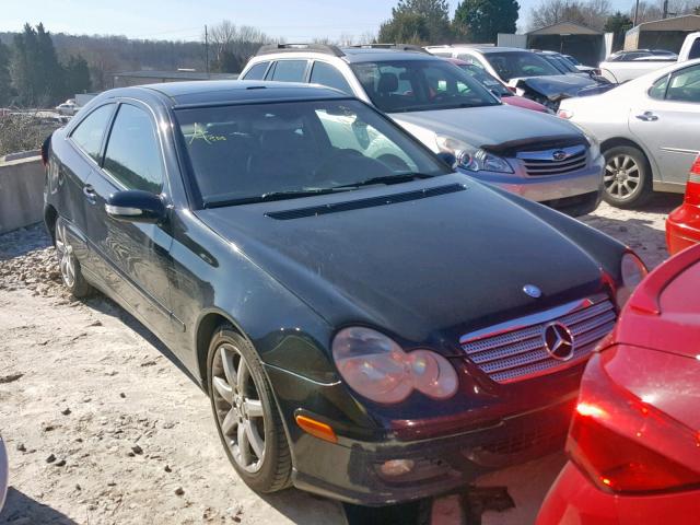 WDBRN40J75A692234 - 2005 MERCEDES-BENZ C 230K SPO BLACK photo 1