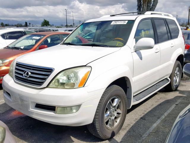 JTJBT20X970142587 - 2007 LEXUS GX 470 WHITE photo 2