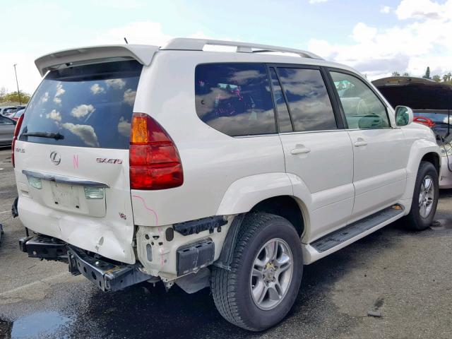 JTJBT20X970142587 - 2007 LEXUS GX 470 WHITE photo 4