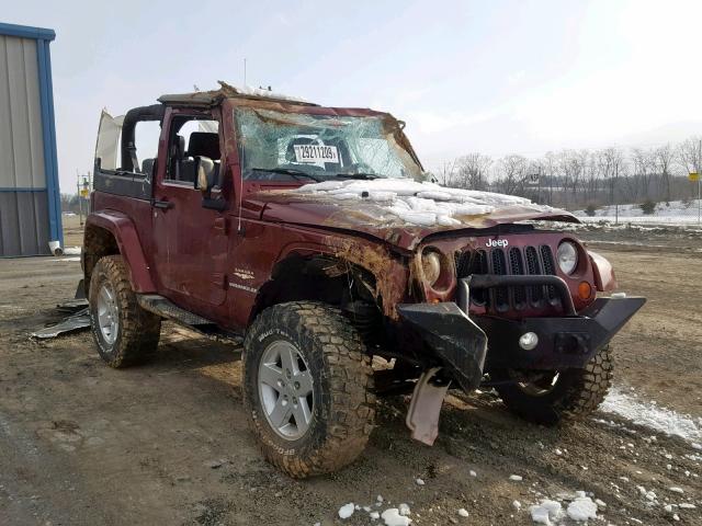 1J4FA54137L197269 - 2007 JEEP WRANGLER S RED photo 1