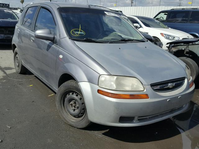 KL1TD66666B567723 - 2006 CHEVROLET AVEO BASE Графитовый фото 1